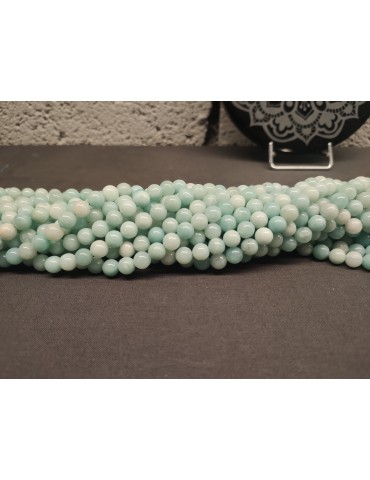 Amazonite bead thread A