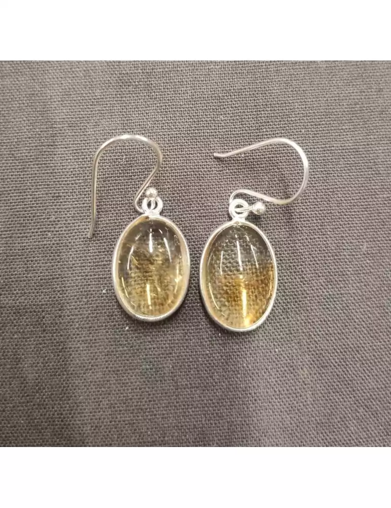 Citrine earrings 925 silver