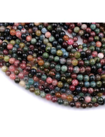 Fil tourmaline mix couleurs perles A