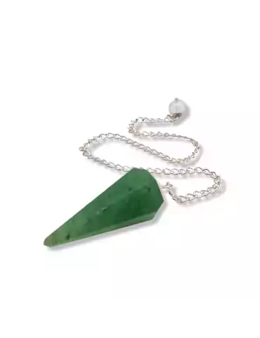 Pendule Facetté aventurine