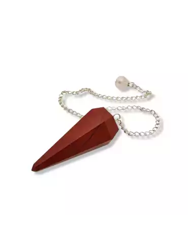 Faceted Red Japse Pendulum