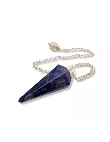 Faceted Sodalite Pendulum