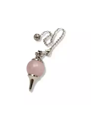 Rose quartz sephoroton pendulum