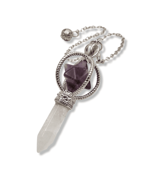 Merkaba Amethyst Pendel