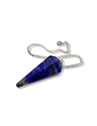 Facet Geslepen Lapis Lazuli Pendel