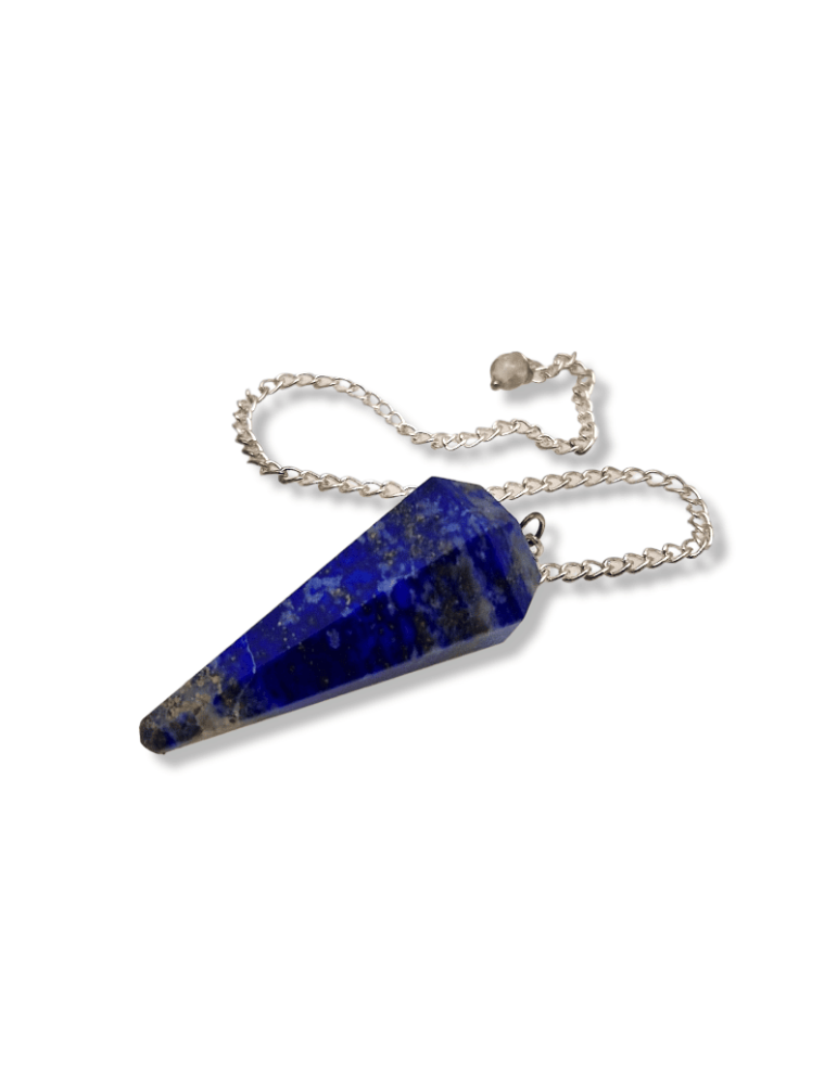 Facet Geslepen Lapis Lazuli Pendel