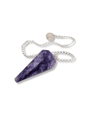 Pendolo Facet Lepidolite