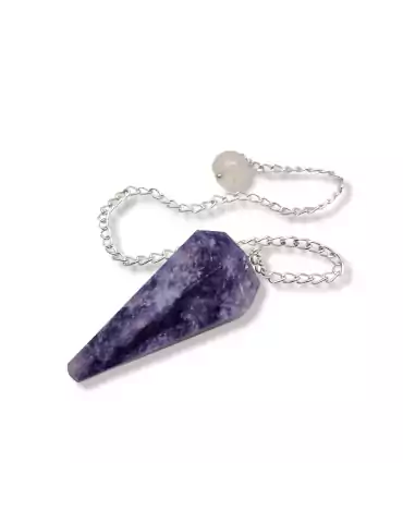 Pendule Facette Lepidolite