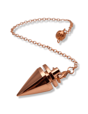 Cone Copper Metal Pendule