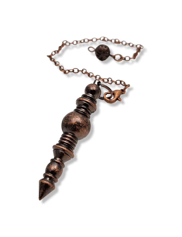 Bronze metal pendulum point