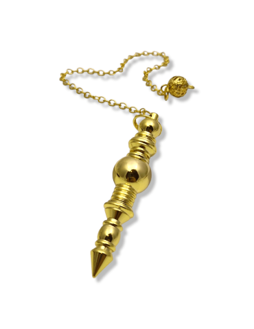 Golden metal pendulum tip
