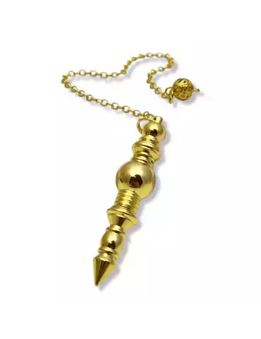 Golden metal pendulum point