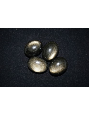 Golden Obsidian Tumbled Stone AA