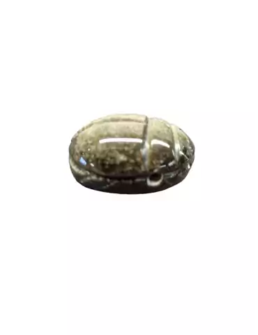 Golden Obsidian Scarab Pendant A