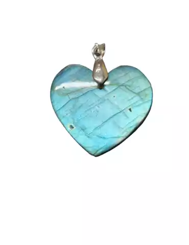 Labradorite Heart Pendant