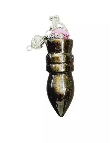 Golden Obsidian Egyptian Pendulum