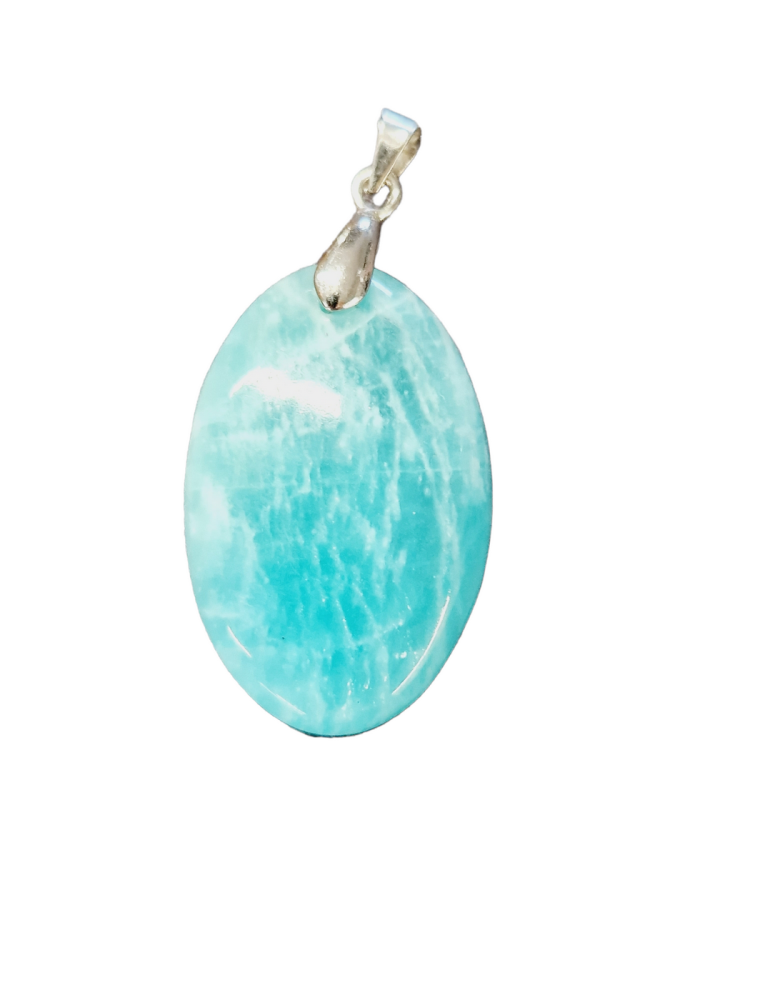 AA Amazonite Pendant from Peru