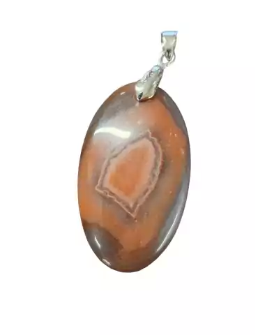 Red Botswana Agate Pendant