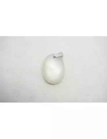 Colgante de Piedra Lunar Blanca AA