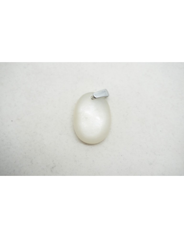 Colgante de Piedra Lunar Blanca AA