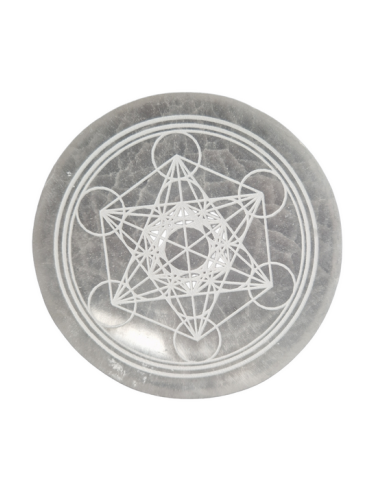 Selenite Metatron gravada