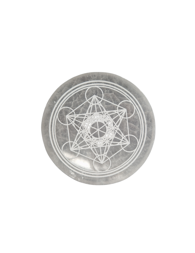 Selenite Metatron gravada