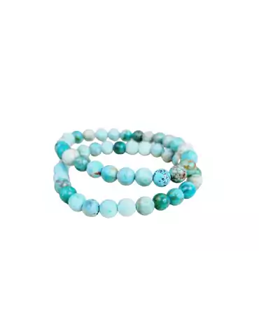 Bracelet turquoise Pérou perles A