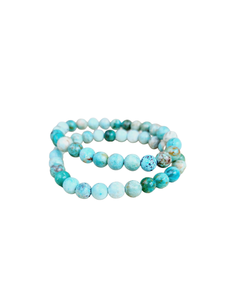 Turquoise armband Peru kralen A