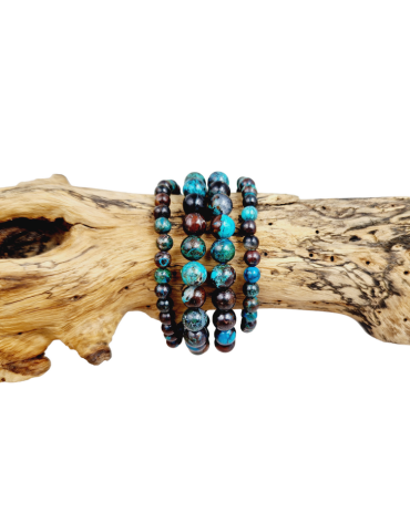 AA bead chrysocolla bracelet