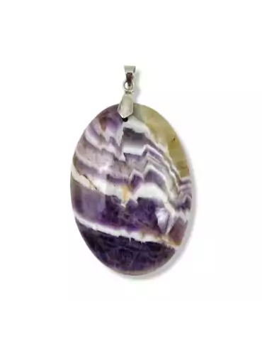 Chevron A Amethyst Pendant