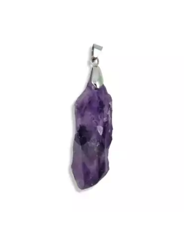 Raw Amethyst Point Pendant