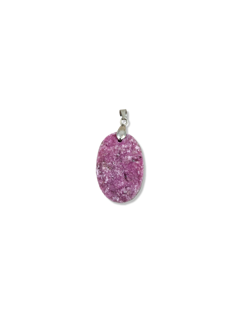 Cobaltocalcite druzy pendant