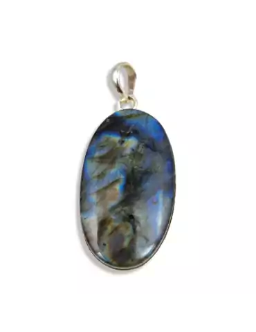 Blue Labradorite Pendant set in 925 Silver