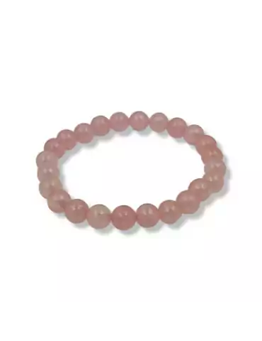 Pulsera de cuarzo rosa para niños