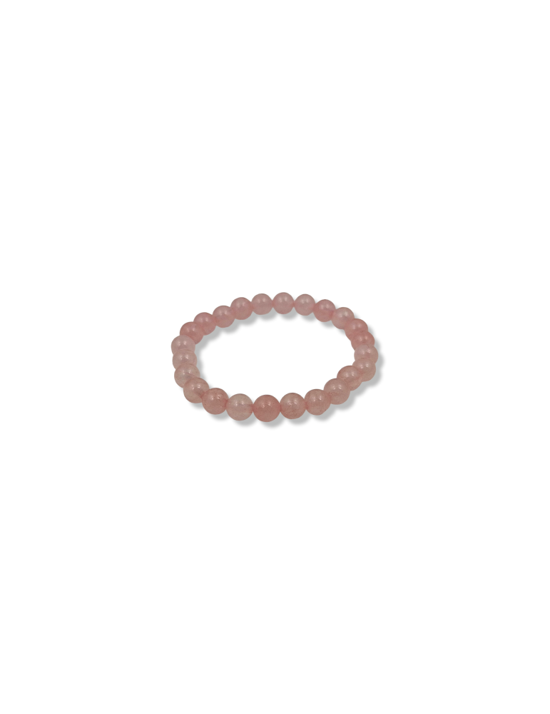 Pulsera de cuarzo rosa para niños