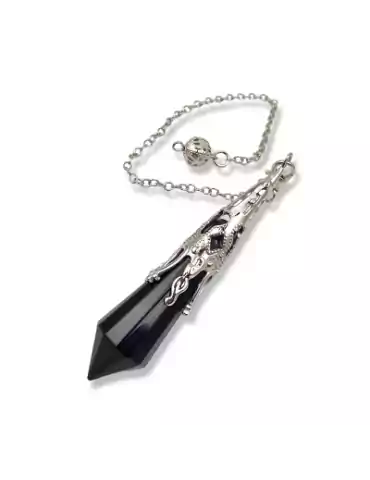 Black Tourmaline Vortex Pendulum