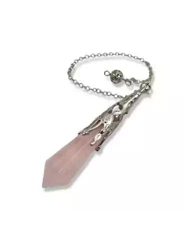 Rose Quartz Vortex Pendulum