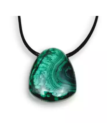 Ciondolo Malachite forato