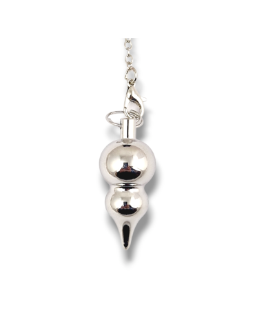 Silver-plated double pendulum