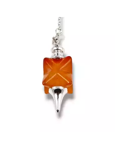 Carnelian Merkaba Pendulum