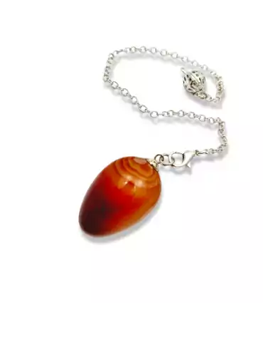 Carnelian egg pendulum