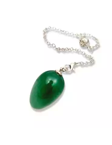 Aventurine egg pendulum