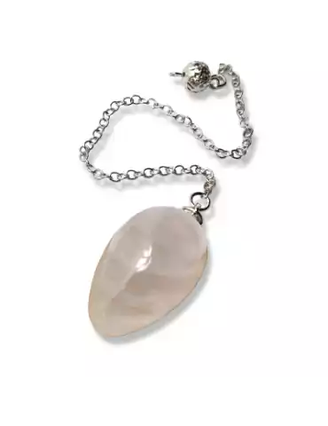 Quartz crystal egg pendulum