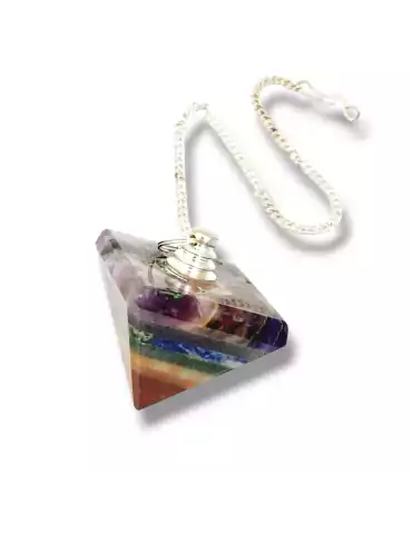 7 Chakras Pyramid Pendulum