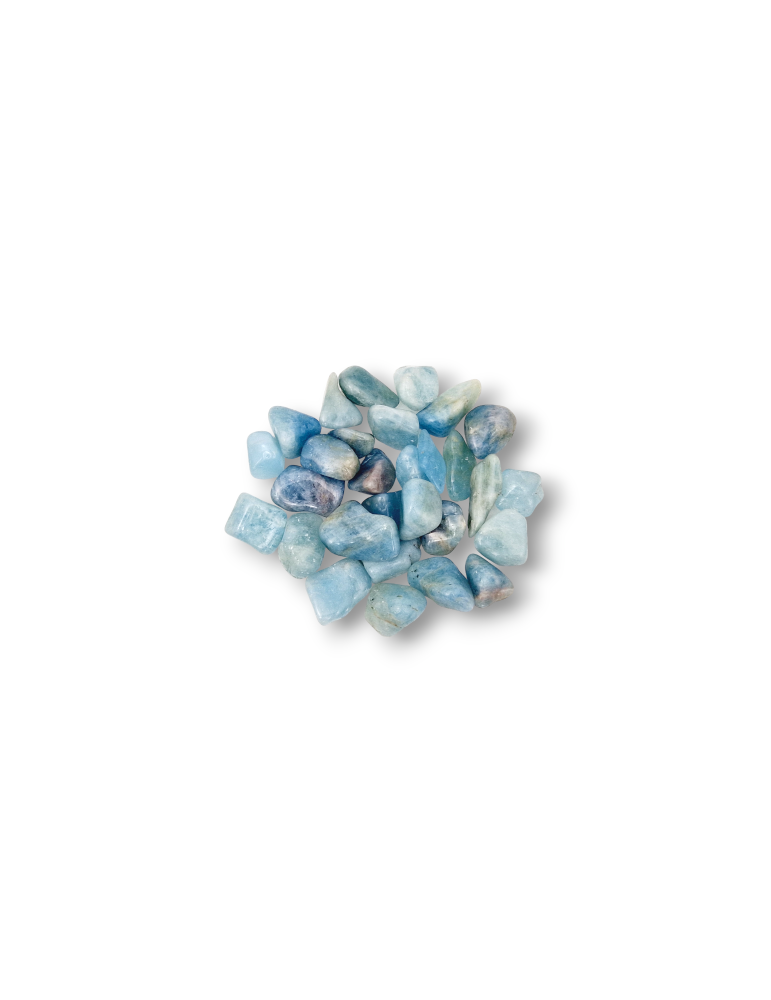 AA tumbled aquamarine stones