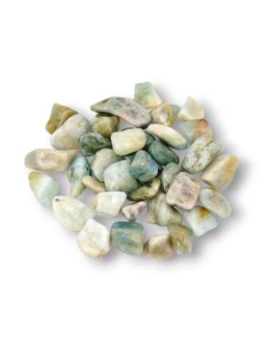 Rolled Aquamarine stones A