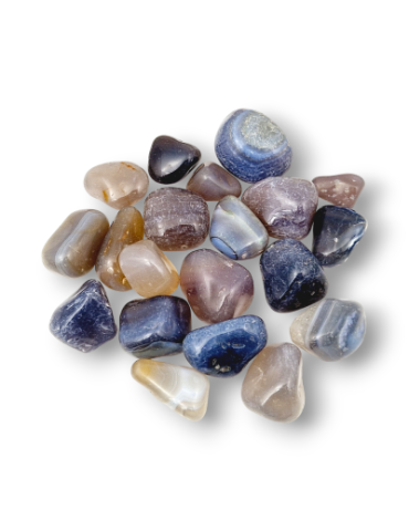 natural agate tumbled stones AB