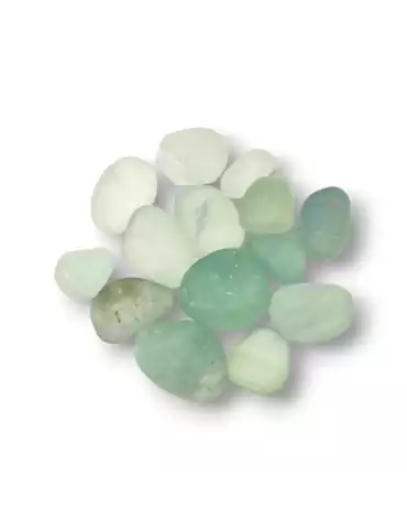 Matte polished fluorite tumbled stones B