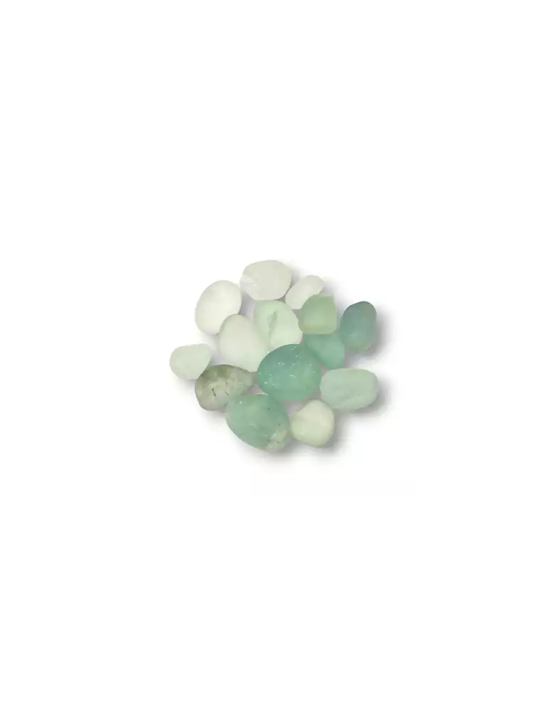 Matte polished fluorite tumbled stones B