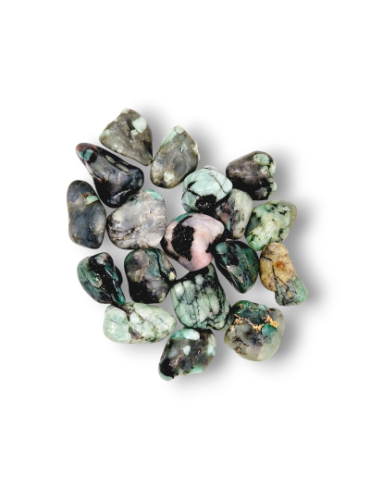 pietre di smeraldo arrotondate A